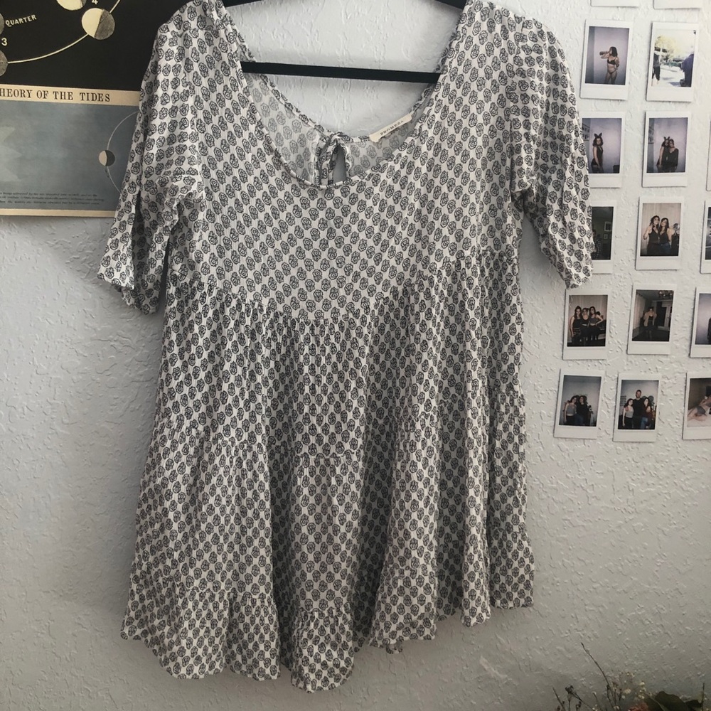Printed tunic top